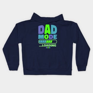 dad mode loading Kids Hoodie